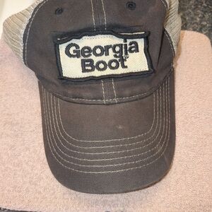 Georgia Boot Brown and Tan Cap